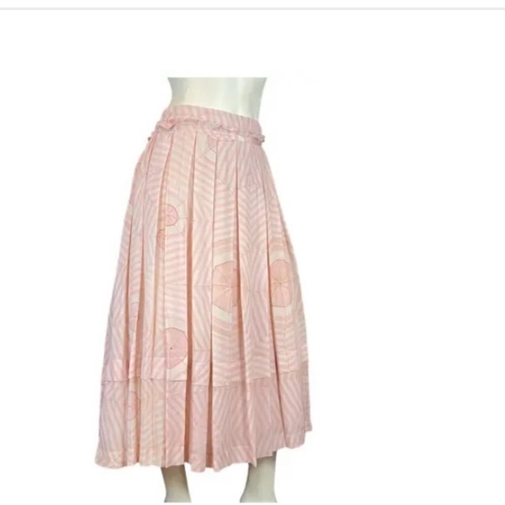 Simone Rocha Silk  Pink Skirt